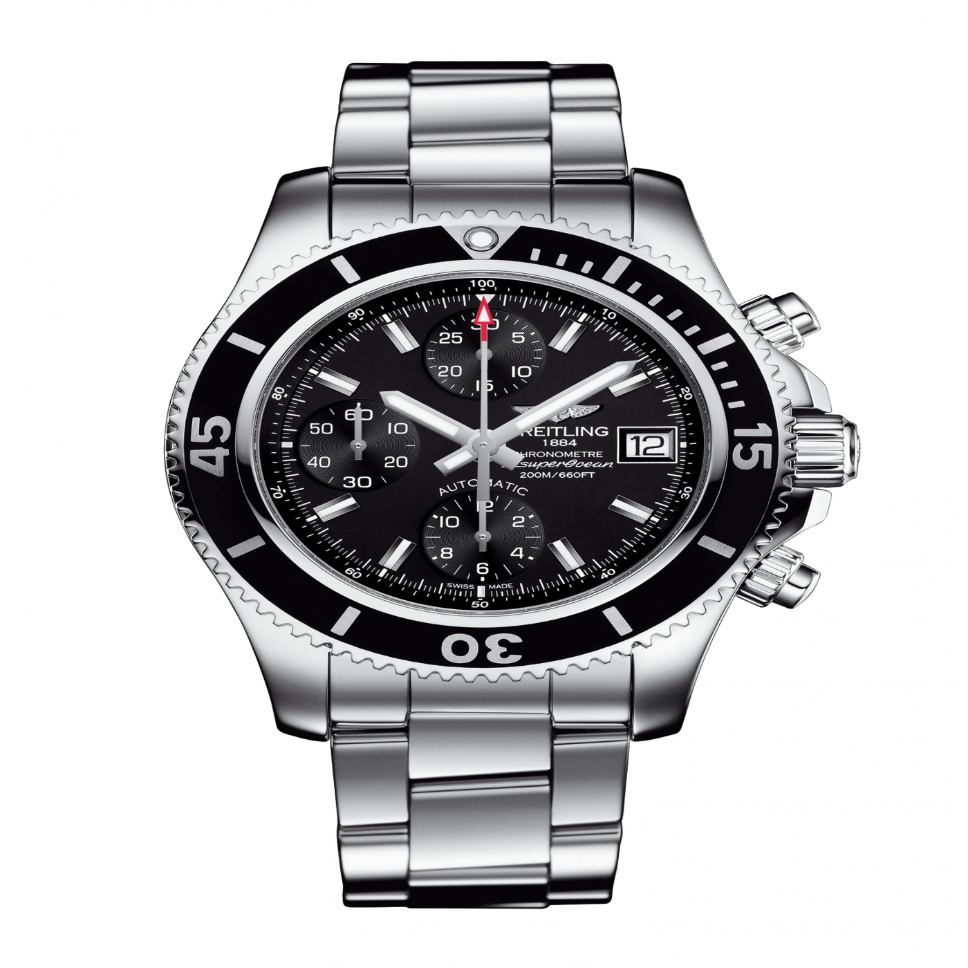 Breitling Superocean Chronograph 42 Automatic Self Wind Chronograph, Date, Hour, Minute, Second Mens watch A13311C91B1A1