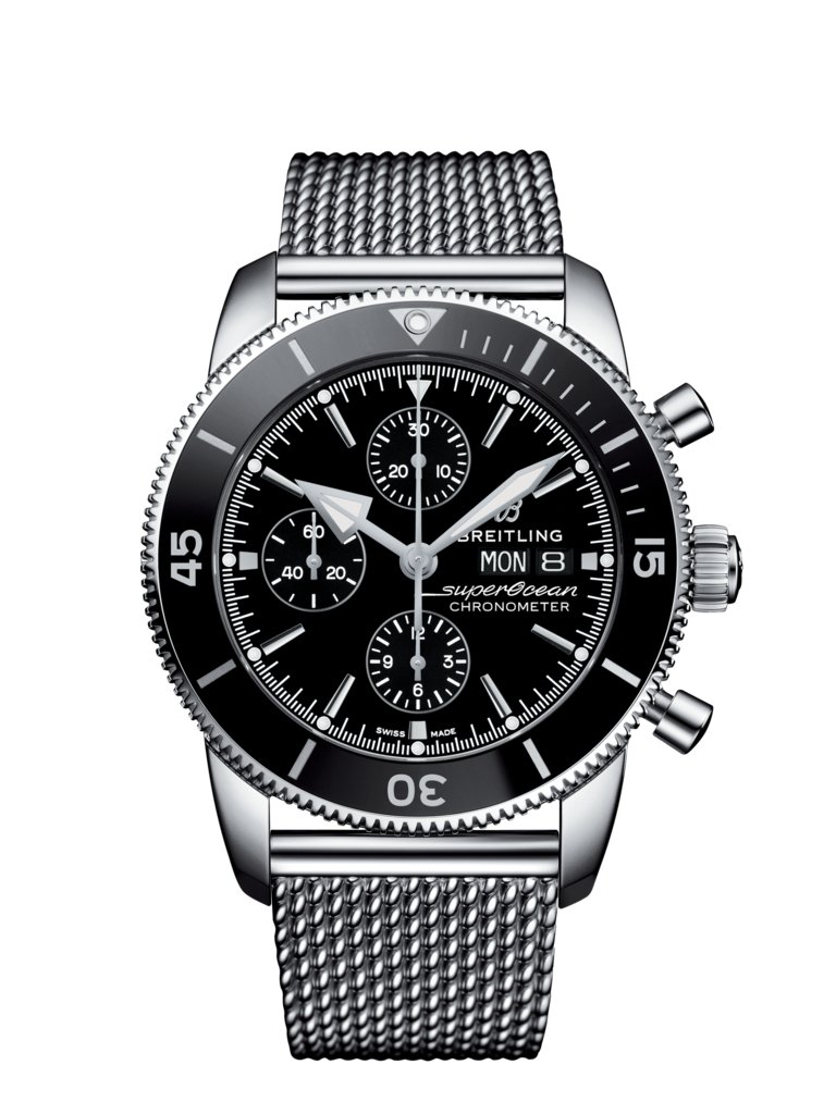 Breitling Superocean Heritage Chronograph 44 Automatic Self Wind Chronometer, Chronograph, Day, Date, Hour, Minute, Seconds Mens watch A13313121B1A1