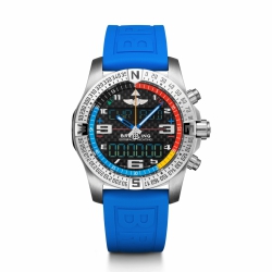 Breitling Professional Exospace B55 Yachting Quartz Movement Perpetual Calendar, Chronograph, FlyBack, Rattrapante, Alarm, Year, Month, Date, Day, GMT, Second Time Zone, Hour, Minute, Second, Power Reserve Indicator, Chronometer, Bluetooth Mens watch EB5512221B1S1