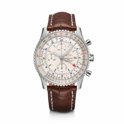 Breitling Navitimer Chronograph GMT 46 Automatic Self Wind Chronograph, Date, Hour, Minutes, Seconds, Chronometer Mens watch A24322121G1P1