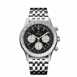 Breitling Navitimer B01 Chronograph 43 Automatic Self Wind Chronograph, Date, Hour, Minutes, Seconds, Chronometer Mens watch AB0121211B1A1