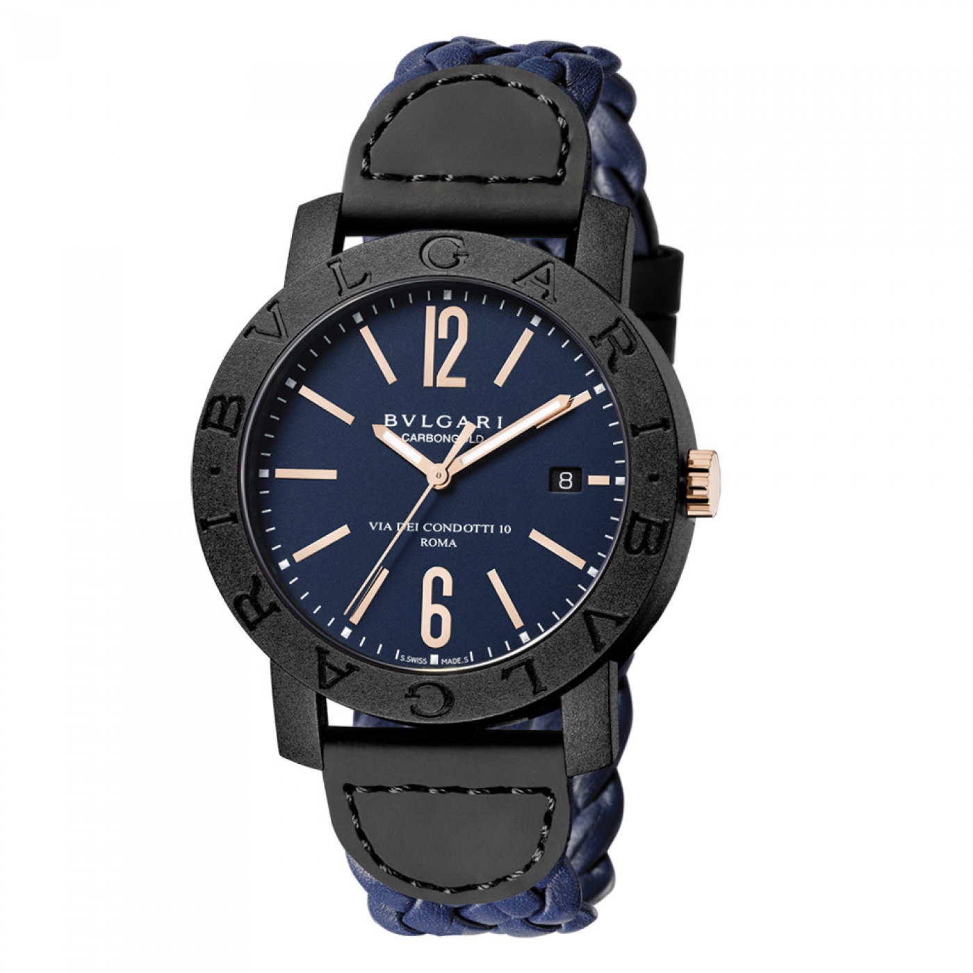 bvlgari black carbon watch