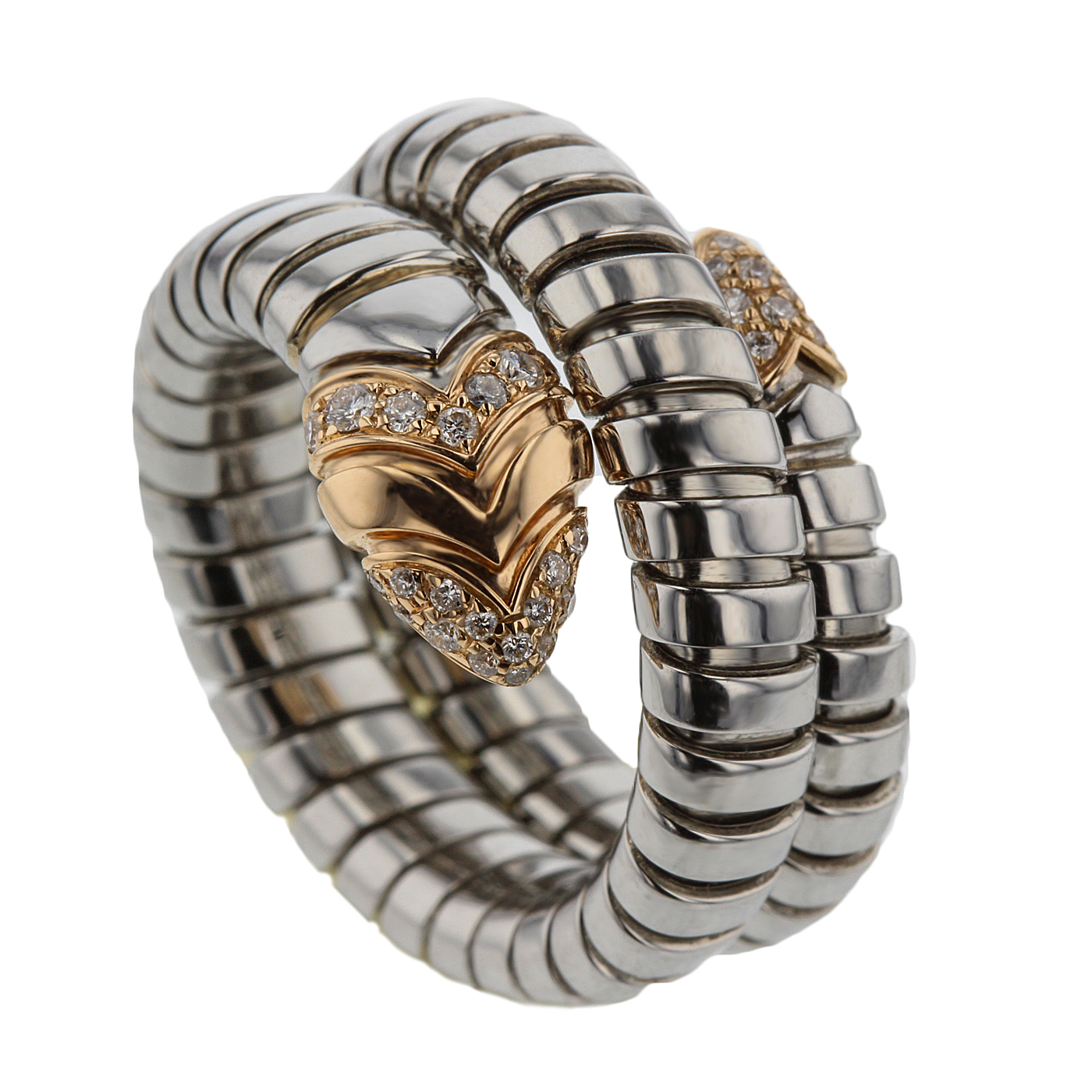 Bulgari Jewelry Serpenti Tubogas Ring AN856666