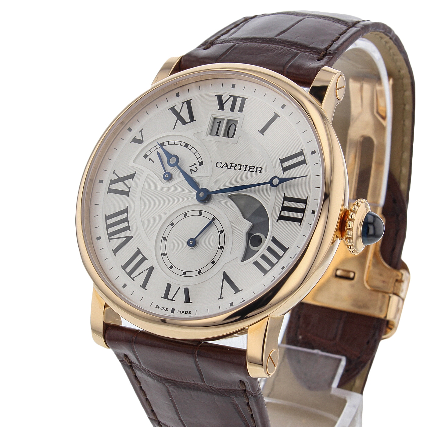 Cartier W1556240 Rotonde Retrograde Stainless Steal Automatic
