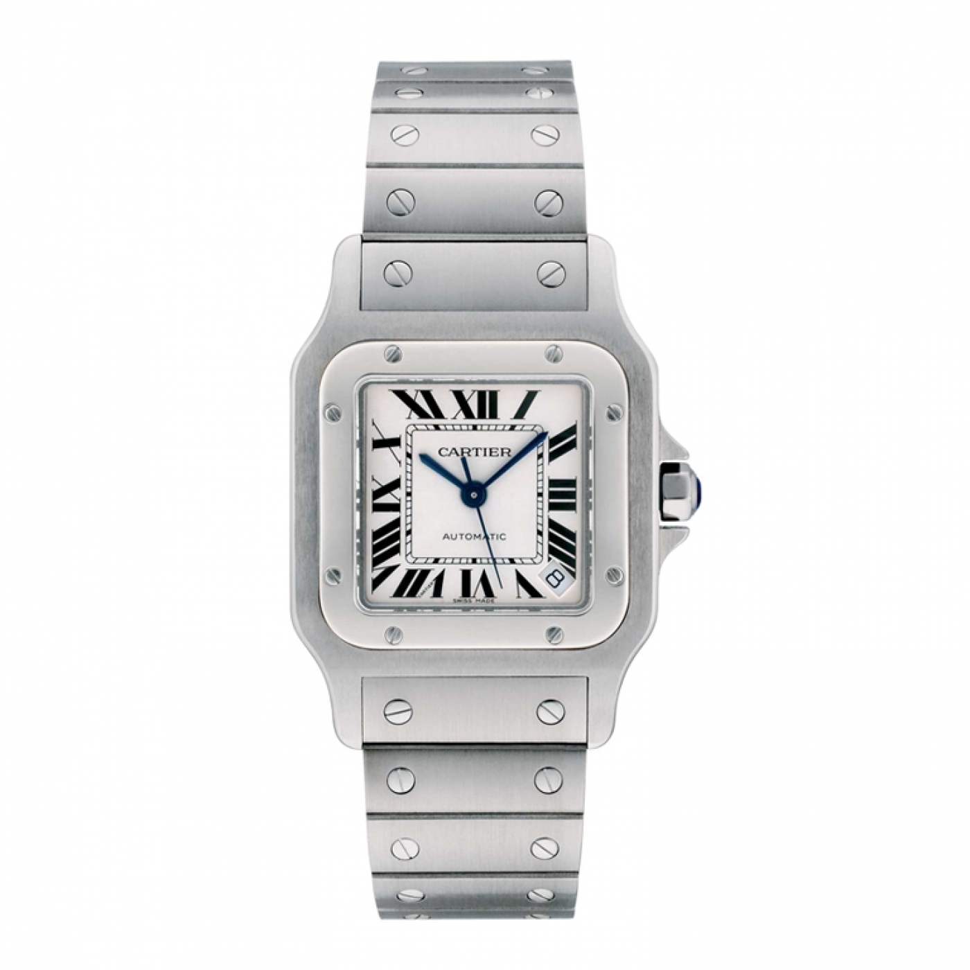Cartier W20098D6 Santos Galbee Automatic XL Mens Watch Stainless Steel ...