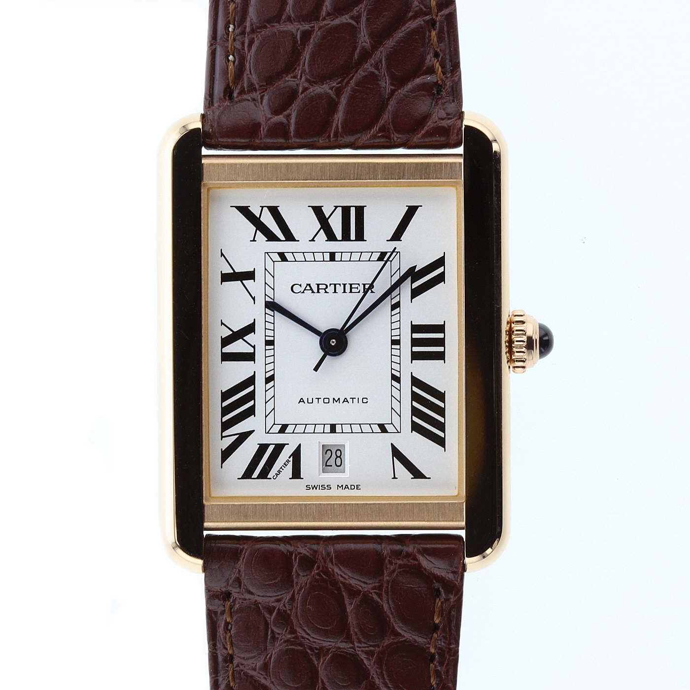 cartier tank solo xl automatic mens watch