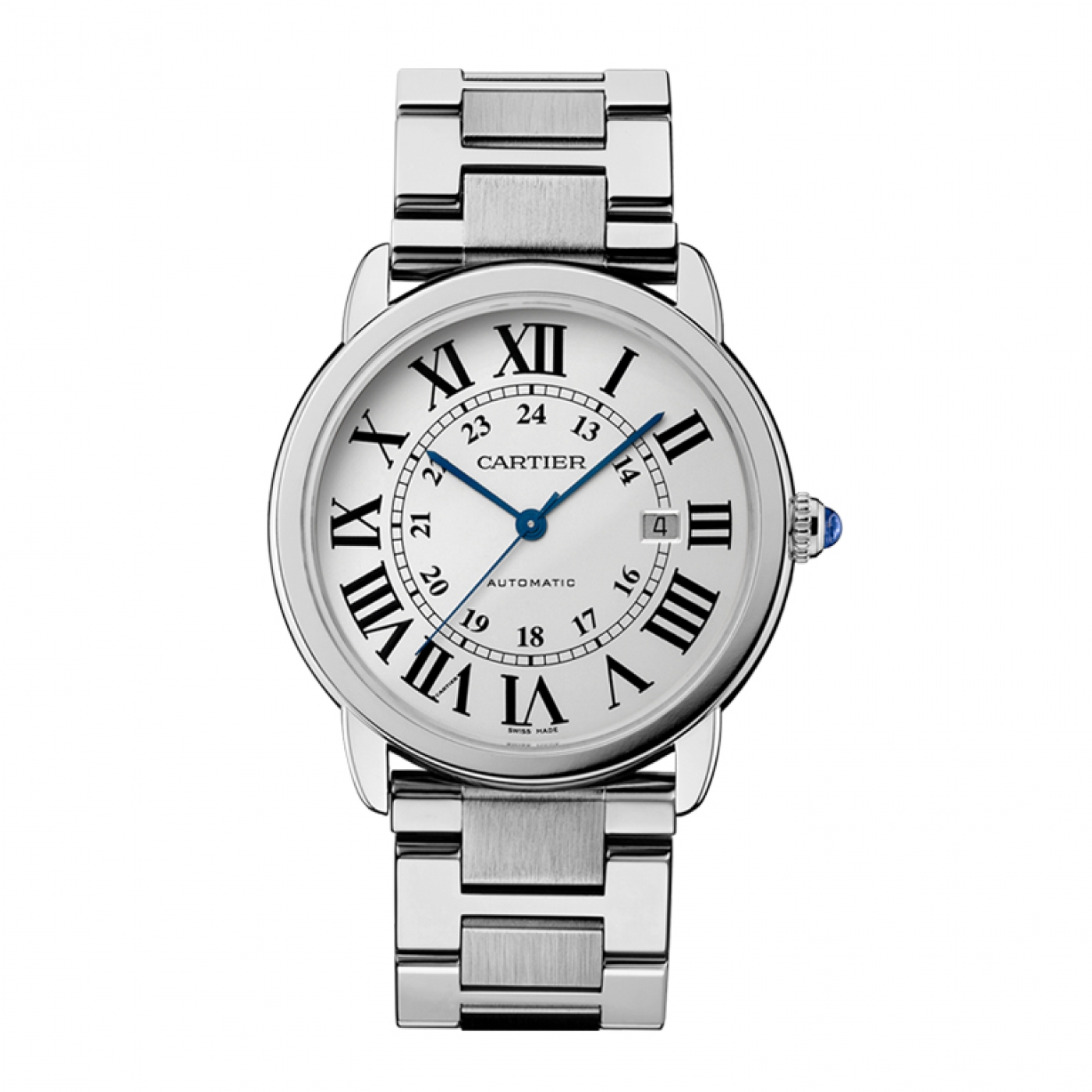 Cartier W6701011 Ronde Solo Stainless Steel Automatic Silver Dial Mens
