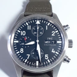 IWC Pilots Chronograph Automatic MILITARY STRAP IW377709