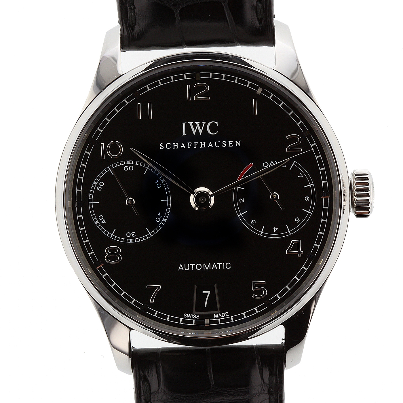 IWC Portugieser Automatic 7 Day Power Reserve 42.3mm IW500109 Mens ...