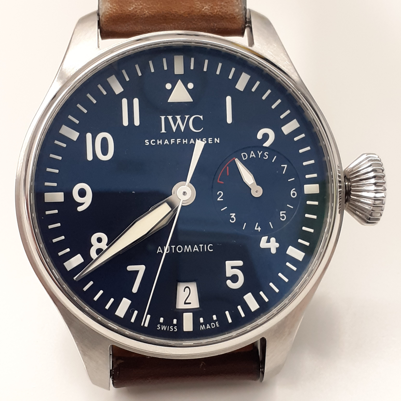 IWC Big Pilot Le Petit Prince BLUE DIAL WITH PAPERS IW500916