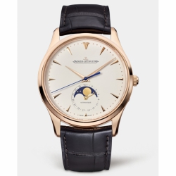 Jaeger LeCoultre Master Ultra Thin Automatic Self Winding Date, Hour, Minutes, Seconds, Moonphase Mens watch 1362520