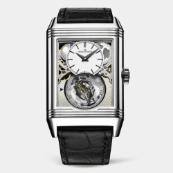Jaeger LeCoultre Reverso Tribute Manual Winding Day/Night Indicator, Spherical Tourbillon, Hour, Minute, Seconds Mens watch 3946420