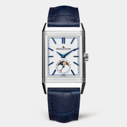Jaeger LeCoultre Reverso Tribute Manual Winding Moonphase, Date, Hour, Minute Mens watch 3958420