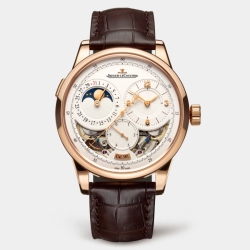 Jaeger LeCoultre Duometre Quantieme Luanaire Manual Winding Date, Hour, Minute, Moon Phases, Flyback Seconds, Seconds, Jumping Seconds, Twin Power Reserve Mens watch 6042422