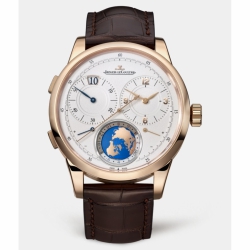 Jaeger LeCoultre Duometre Unique Travel Time Manual Winding Second Time Zone, Hour, Minute, Jumping Hour, Day/Night Indicator, Seconds, World time, Twin Power Reserve Mens watch 6062420