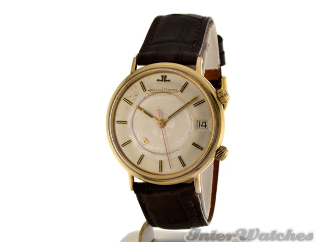 Jaeger LeCoultre Memovox Mens Alarm Watch in Gold Plated Circa 1975