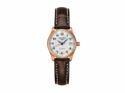 Longines Master Collection Self winding mechanical movement beating at 28'800 vibrations per hours and providing 40 hours of power reserve Date Ladies watch L21288783