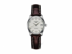 Longines Master Collection Self winding mechanical movement beating at 28'800 vibrations per hours and providing 40 hours of power reserve Date Ladies watch L22574773