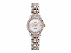 Longines Saint-Imier Collection Self winding mechanical movement beating at 28'800 vibrations per hours and providing 40 hours of power reserve Date Ladies watch L22635877