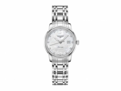 Longines Saint-Imier Collection Self winding mechanical movement beating at 28'800 vibrations per hours and providing 40 hours of power reserve Date Ladies watch L25630876