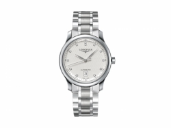 Longines Master Collection Self winding mechanical movement beating at 28'800 vibrations per hours and providing 42 hours of power reserve Date Ladies watch L26284776