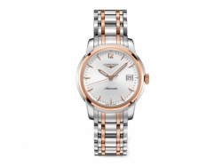 Longines Saint-Imier Collection Self winding mechanical movement beating at 28'800 vibrations per hours and providing 42 hours of power reserve Date Ladies watch L27635727