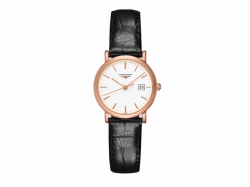 Longines Elegant Collection Self winding mechanical movement beating at 28'800 vibrations per hours and providing 40 hours of power reserve Date Ladies watch L42878120