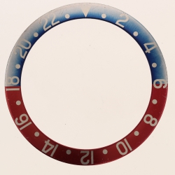 Rolex Insert FADED INSERT PEPSI FOR ROLEX GMT BLUE RED