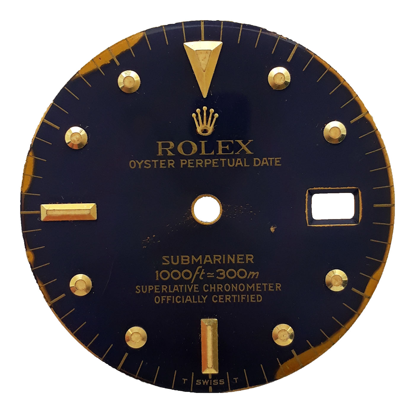 Rolex Dial Submariner Date Rare 