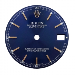 Rolex Dial BLUE Stick Hour Markers
