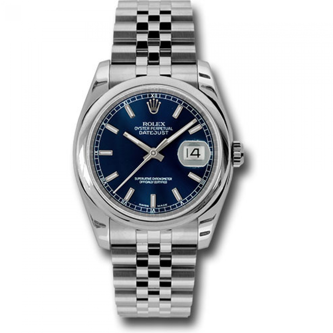 Rolex Datejust Blue Dial Stainless 