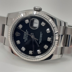 Rolex Mens Datejust 36mm Sapphire Crystal Quick Set NEW STYLE 116234