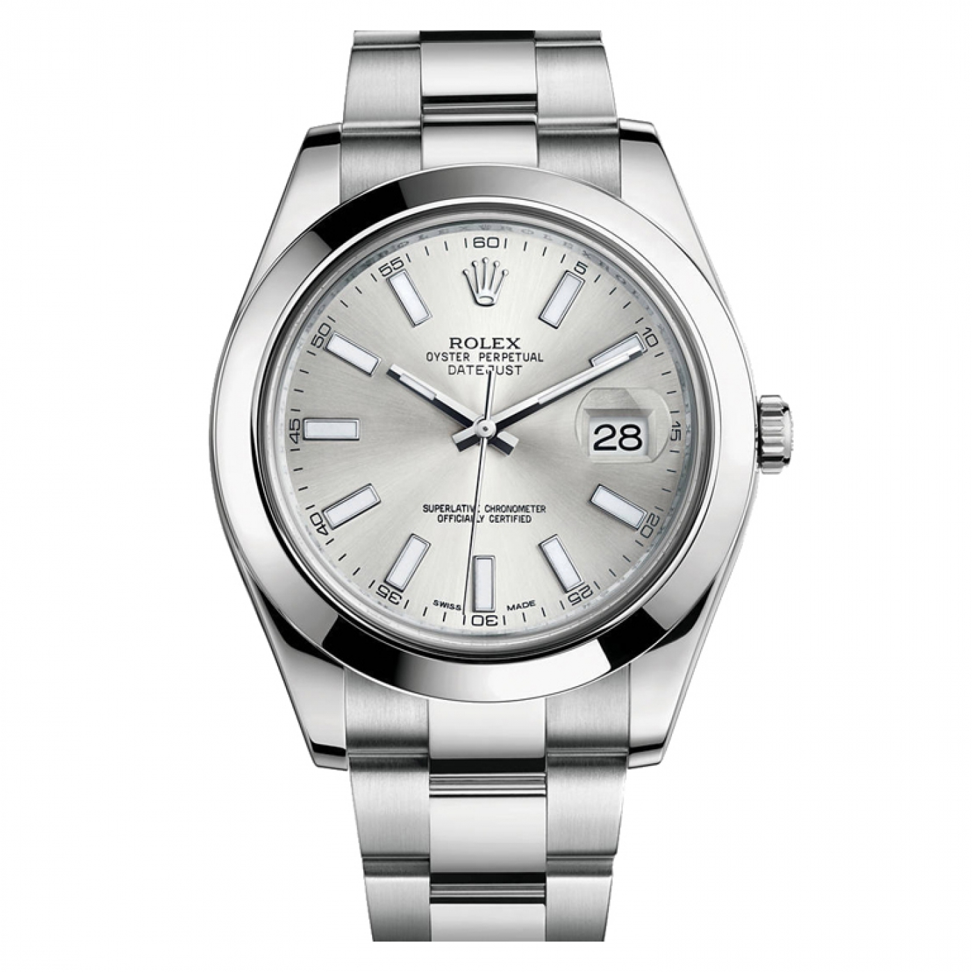 Rolex Datejust II Silver Dial Stainless Steel 41mm 116300SIO ...