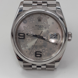 Rolex Mens Datejust 36mm Sapphire Crystal Quick Set 126200