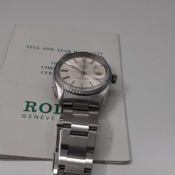 Rolex Mens Datejust 36mm Plastic Crystal Quick Set 16030
