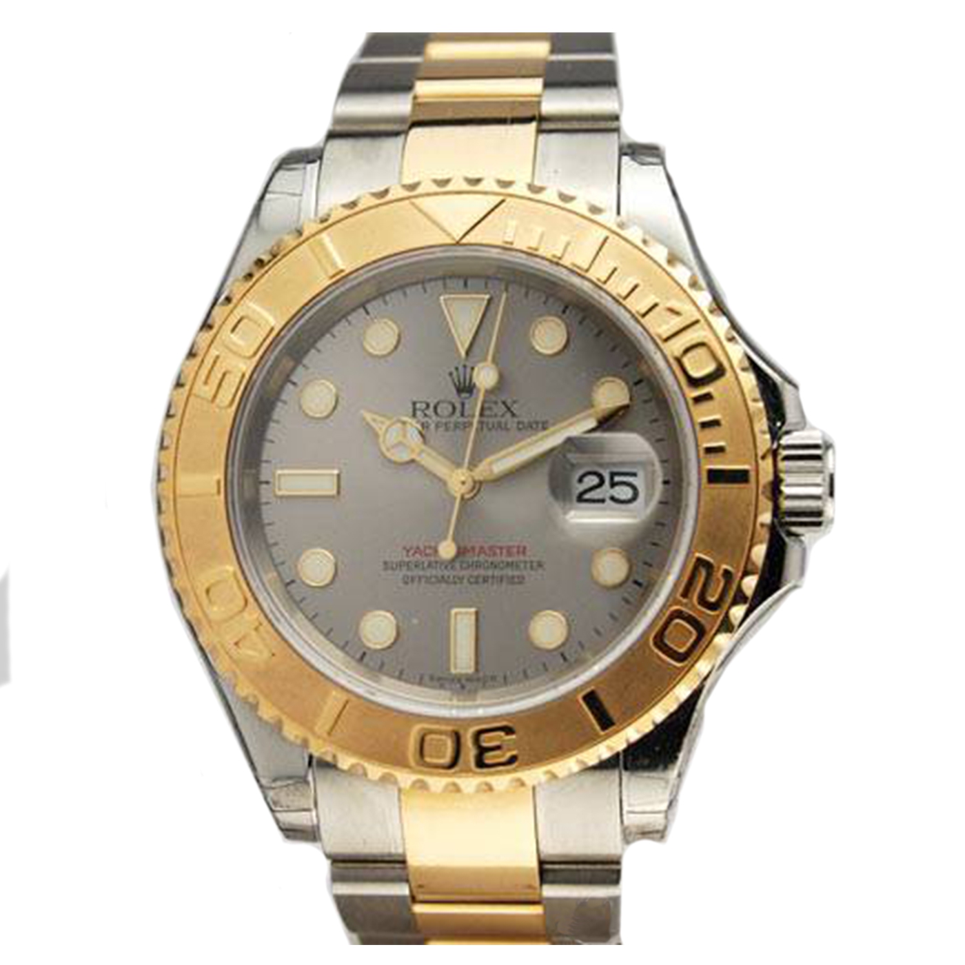 Rolex Yacht Master Stainless Steel and 18KYG 16623 Mens 