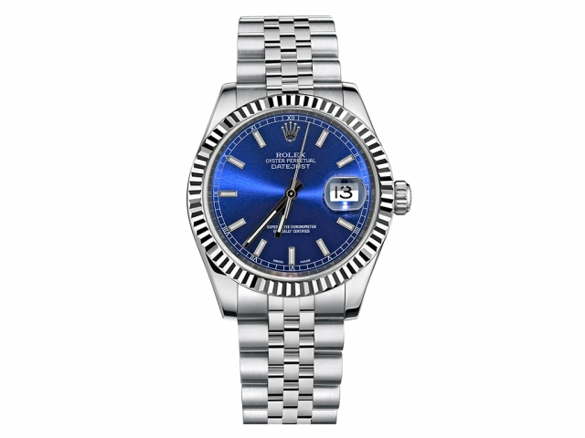 Rolex Datejust Blue Dial Stainless 