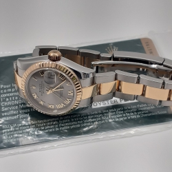 Rolex Ladies Datejust ENGRAVED SERIAL W/ PAPERS 179173