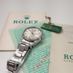 Rolex Mens Air King Plastic Crystal BOX AND PAPERS 5500