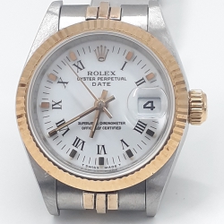 Rolex Oyster Perpetual Ladies Date sapphire crystal 69160