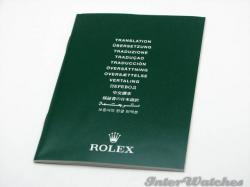 Rolex Accesories Booklet watch OfficialCertification