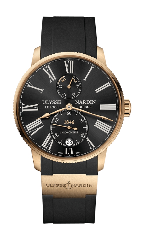 Ulysse Nardin Marine Torpilleur Automatic Self Wind Date, Hours, Minutes, Seconds, and Power Reserve Indicator Mens watch 11823103/42