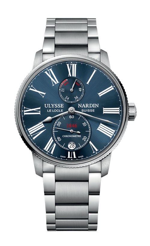 Ulysse Nardin Marine Torpilleur Automatic Self Wind Date, Hours, Minutes, Seconds, and Power Reserve Indicator Mens watch 11833107M/43