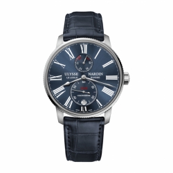 Ulysse Nardin Marine Torpilleur Automatic Self Wind Date, Hours, Minutes, Seconds, and Power Reserve Indicator Mens watch 1183310/43