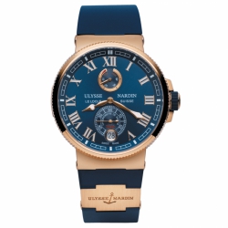 Ulysse Nardin Marine Chronometer Automatic Self Wind Date, Hours, Minutes, Seconds, and Power Reserve Indicator Mens watch 11861263/43