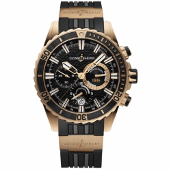 Ulysse Nardin Diver Chronograph Automatic Self Wind Chronograph, Date, Hours, Minutes, and Seconds Mens watch 15021513/92