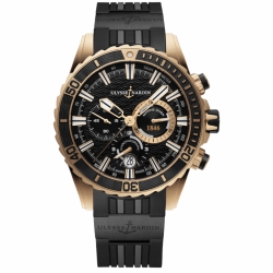 Ulysse Nardin Diver Chronograph Automatic Self Wind Chronograph, Date, Hours, Minutes, and Seconds Mens watch 15021513C/92