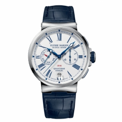 Ulysse Nardin Marine Chronograph Automatic Self Wind Chronograph, Date, Month, Hours, Minutes, and Seconds Mens watch 1533150/E0