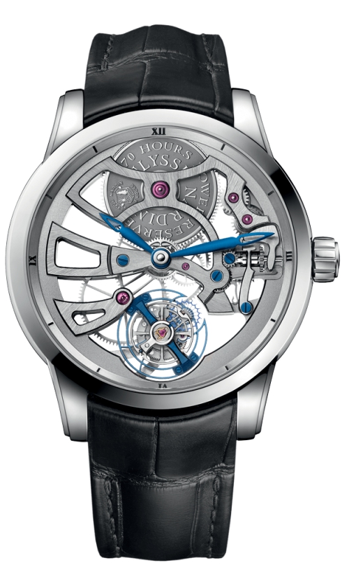 Ulysse Nardin Classic Tourbillon Manual Winding Flying Tourbillon, Power Reserve Indicator, Hours, and Minutes Mens watch 1700129