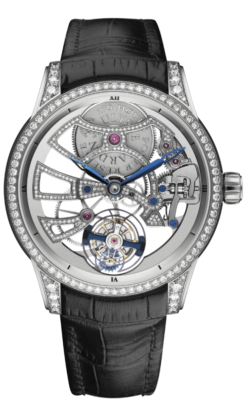 Ulysse Nardin Classic Tourbillon Manual Winding Flying Tourbillon, Power Reserve Indicator, Hours, and Minutes Mens watch 1700129BC